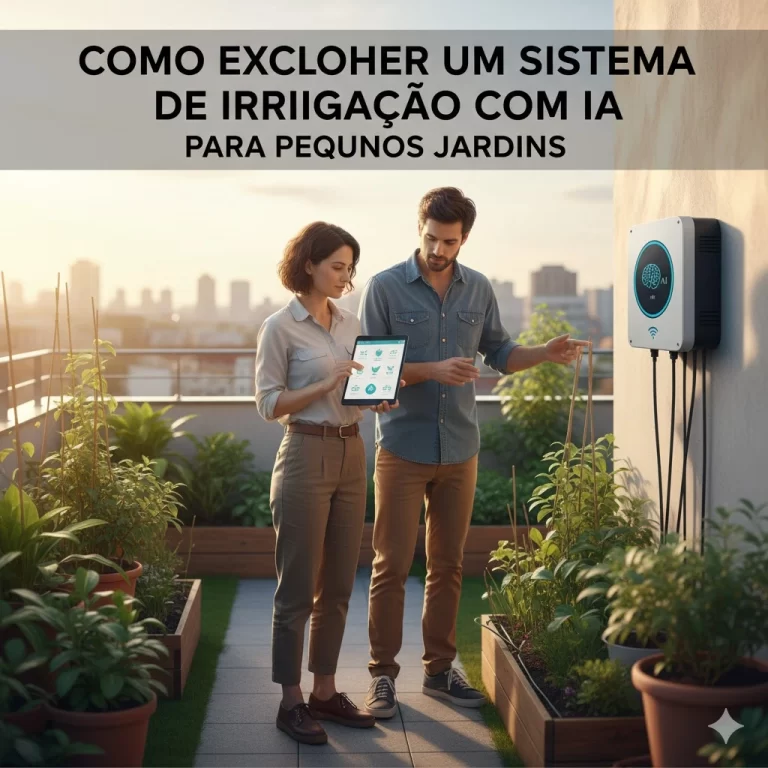 Como Escolher um Sistema de Irrigação com IA para Pequenos Jardins