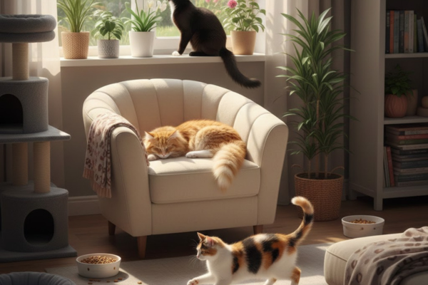 PETS: Gatos de Estimação em Casa